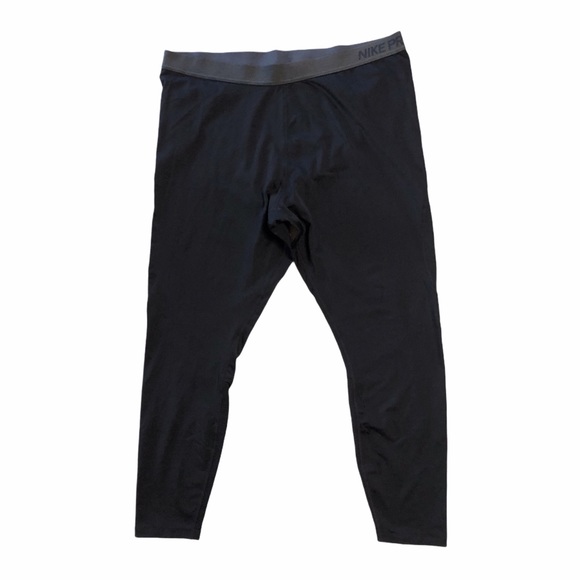 Nike Women’s Plus Pro Warm Black Tights 1049 - Picture 4 of 8